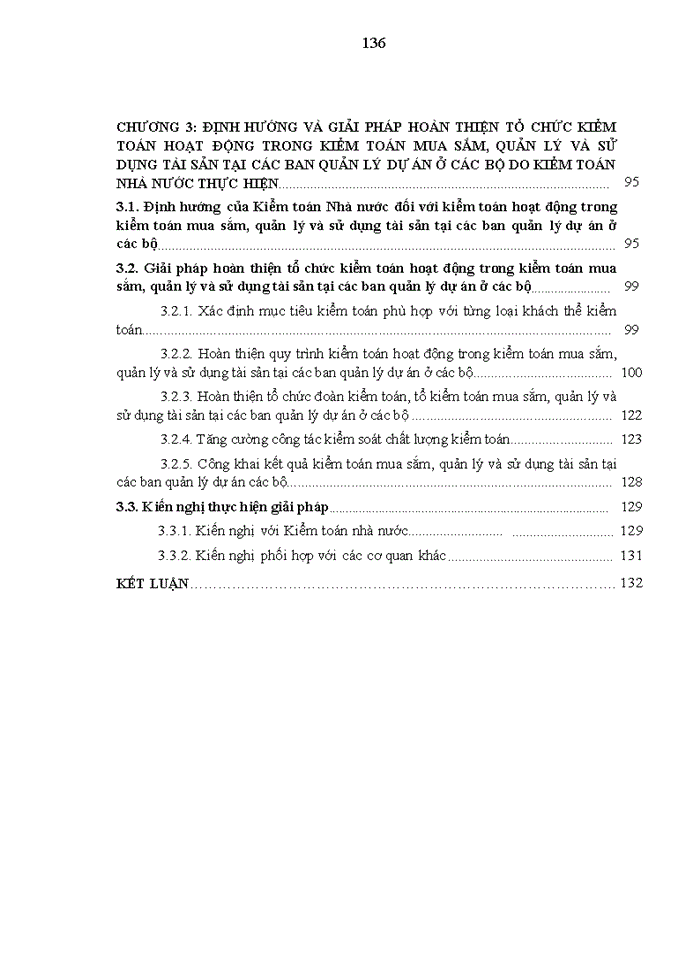 image for page Tổ chức KTHĐ trong kiểm toán mua sắm, quản lý và sử dụng tài sản tại các ban quản lý dự án ở các bộ do Kiểm toán Nhà nước thực hiện