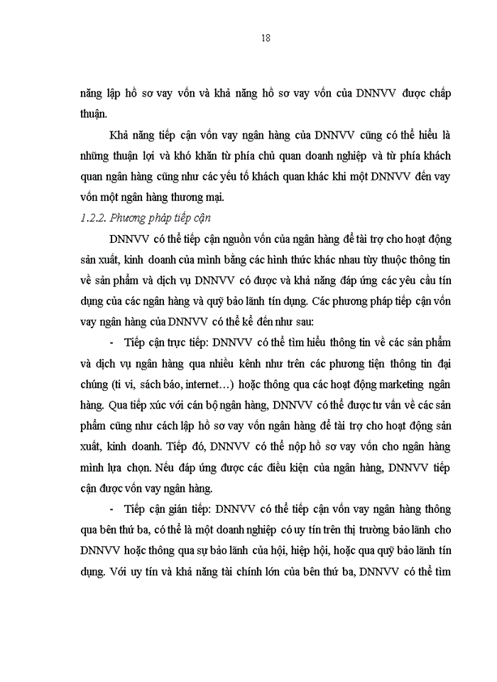 image for page Nâng cao khả năng tiếp cận vốn vay ngân hàng của DNNVV ở Việt Nam