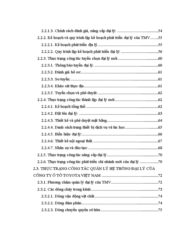 image for page Phát triển và quản lý hệ thống đại lý của Công ty ô tô Toyota Việt Nam