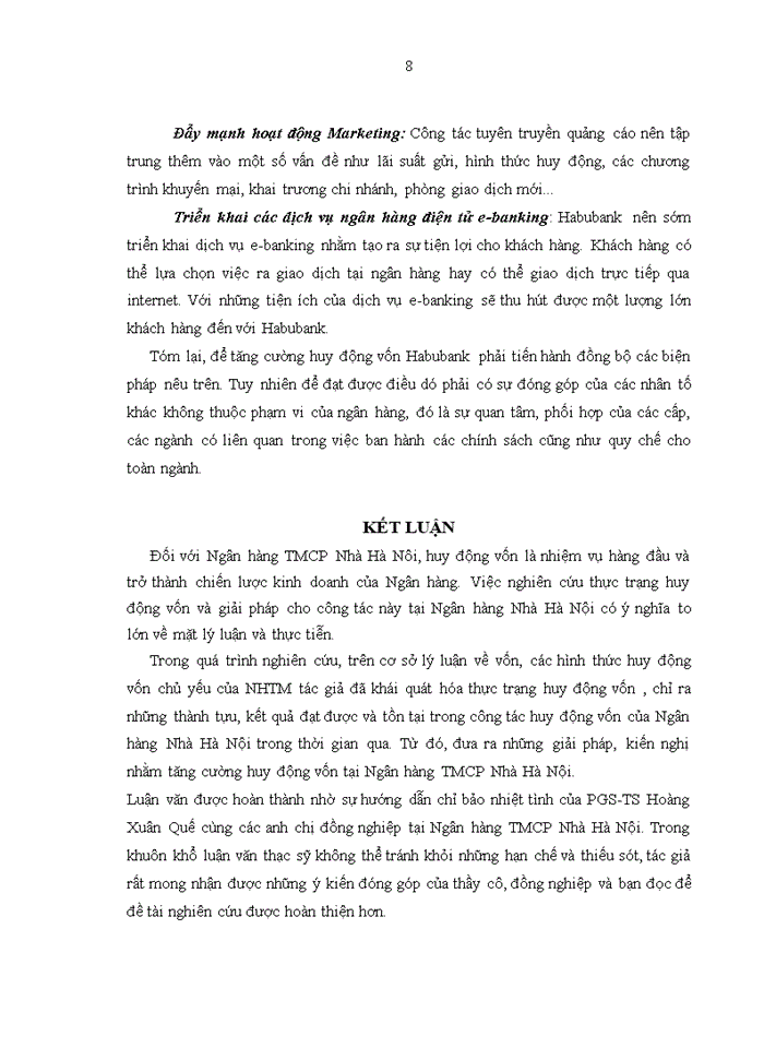 image for page Tăng cường huy động vốn tại Ngân hàng TMCP Nhà Hà Nội