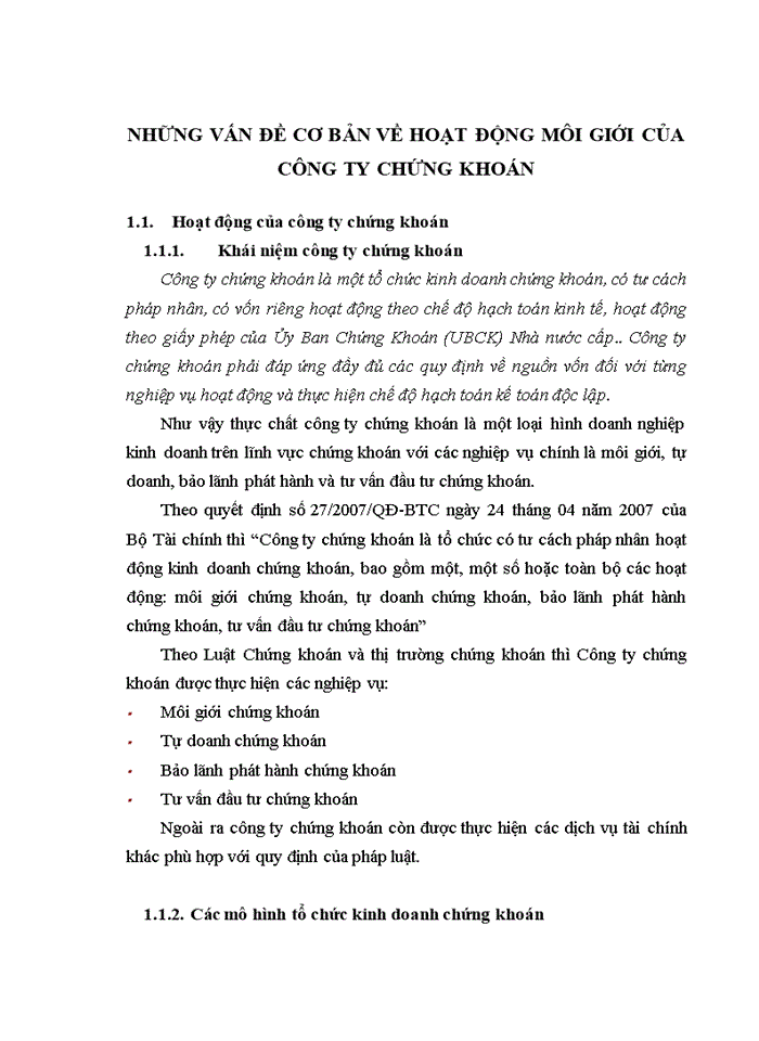 image for page Phát triển hoạt động môi giới chứng khoán tại Công ty Cổ phần Chứng khoán Vincom