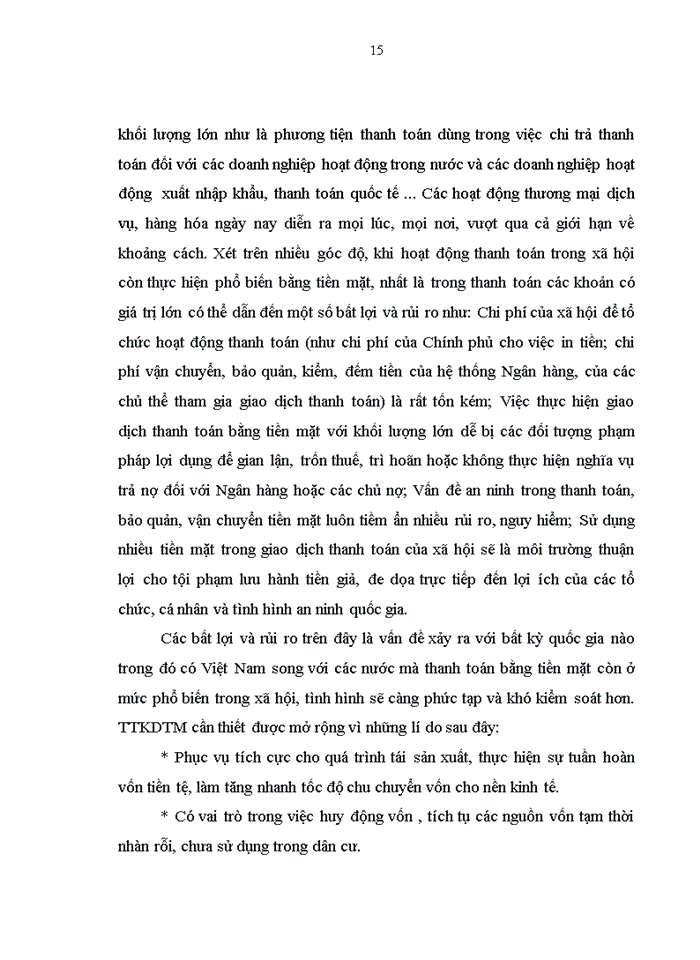 image for page Phát triển thanh toán không dùng tiền mặt tại Ngân hàng TMCP Sài gòn Hà nội Chi nhánh Hà nội
