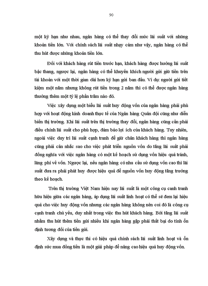 image for page Nâng cao hiệu quả huy động vốn tại Ngân hàng thương mại cổ phần Quân Đội