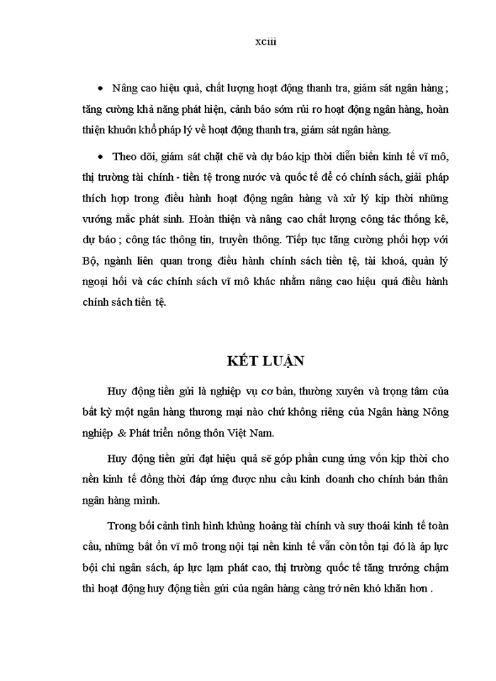 image for page Nâng cao hiệu quả huy động tiền gửi tại ngân hàng nông nghiệp và phát triển nông thôn việt nam
