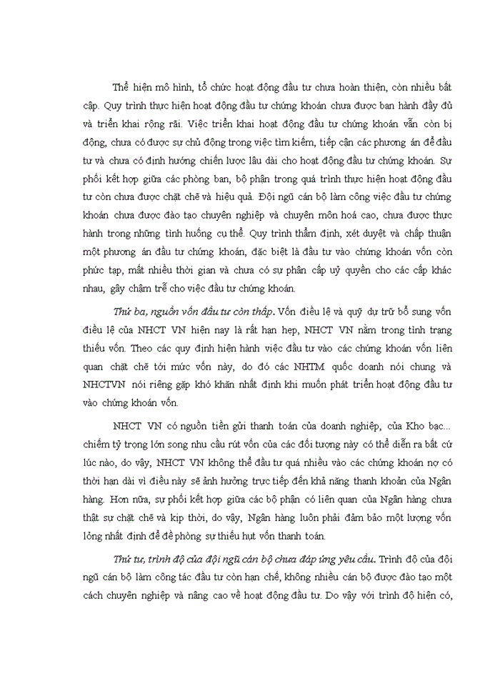 image for page Tăng cường hoạt động đầu tư của ngân hàng công thương Việt Nam trên thị trường chứng khoán