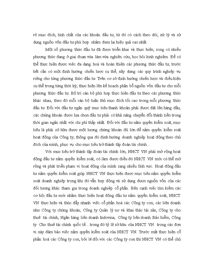 image for page Tăng cường hoạt động đầu tư của ngân hàng công thương Việt Nam trên thị trường chứng khoán