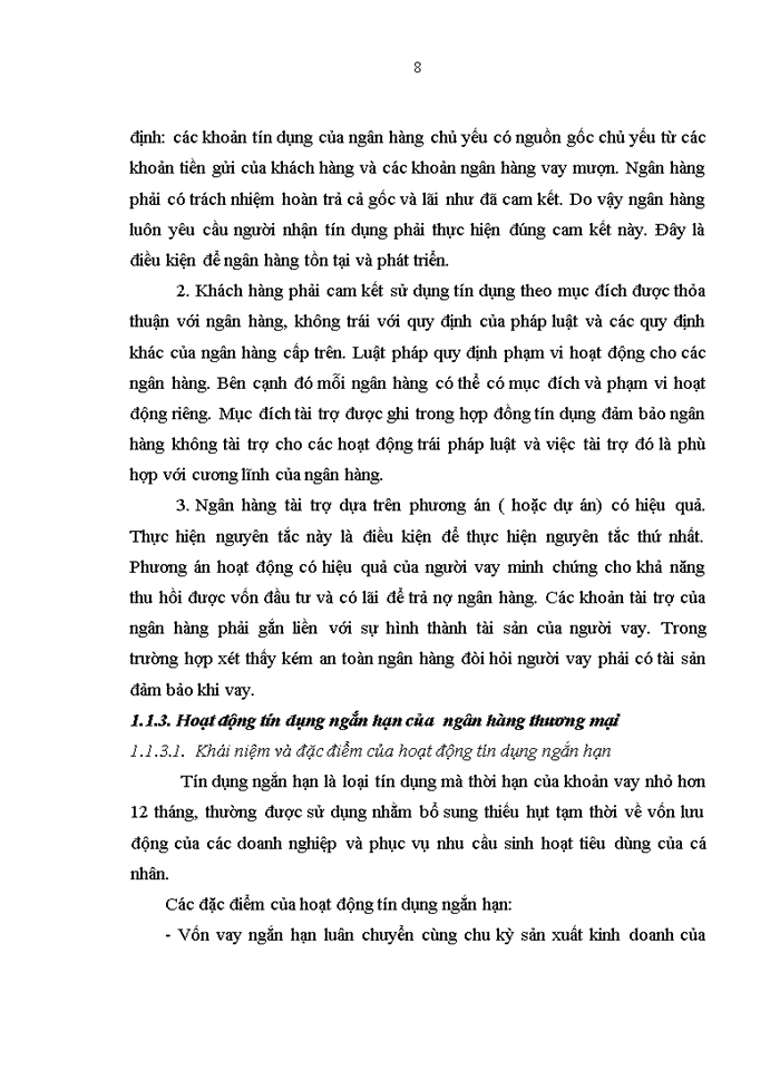 image for page Nâng cao hiệu quả hoạt động tín dụng ngắn hạn tại Ngân hàng thương mại cổ phần Việt Nam Thịnh Vượng- Chi nhánh Đông Đô”(VPBank)