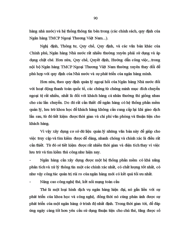 image for page Phát triển dịch vụ ngân hàng tại Sở giao dịch - Ngân hàng thương mại cổ phần Ngoại thương Việt Nam