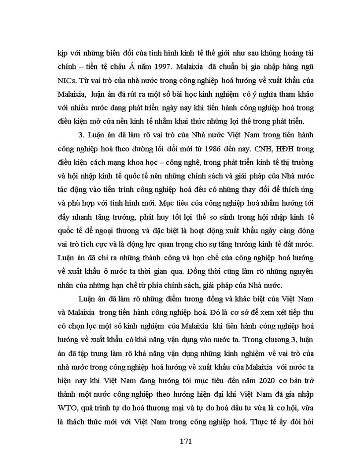 image for page Vai trò của nhà nước trong quá trình công nghiệp hoá hướng về xuất khẩu của Malaixia - kinh nghiệm và khả năng vận dụng vµo Việt Nam