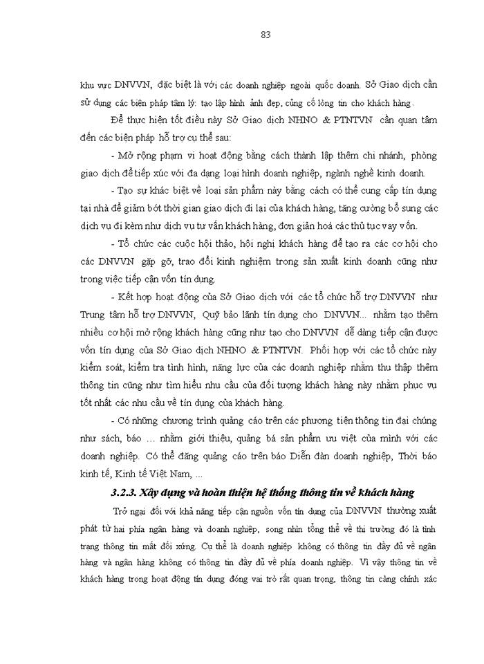 image for page Mở rộng hoạt động tín dụng đối với doanh nghiệp vừa và nhỏ tại Sở Giao dịch Ngân hàng Nông nghiệp và Phát triển Nông thôn Việt Nam