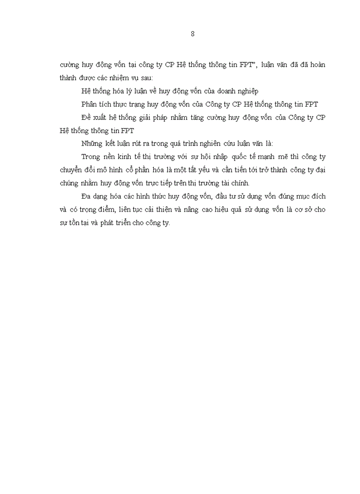 image for page Tăng cường huy động vốn tại công ty CP Hệ thống thông tin FPT