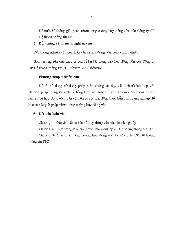 image for page Tăng cường huy động vốn tại công ty CP Hệ thống thông tin FPT