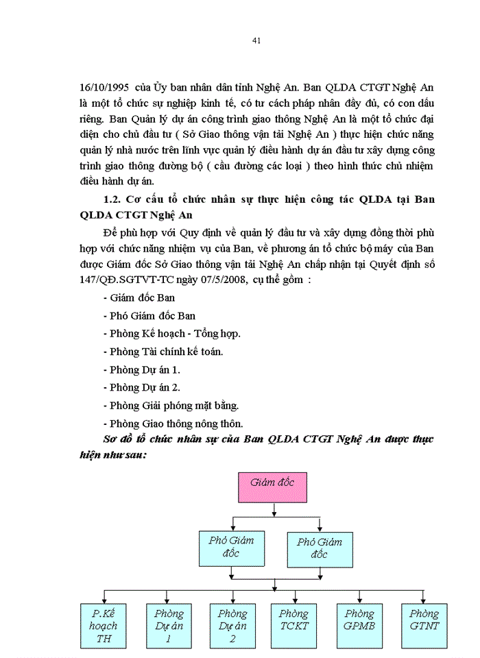 image for page Hoàn thiện công tác quản lý dự án xây dựng hạ tầng giao thông đường bộ tại Ban Quản lý dự án công trình giao thông Nghệ An