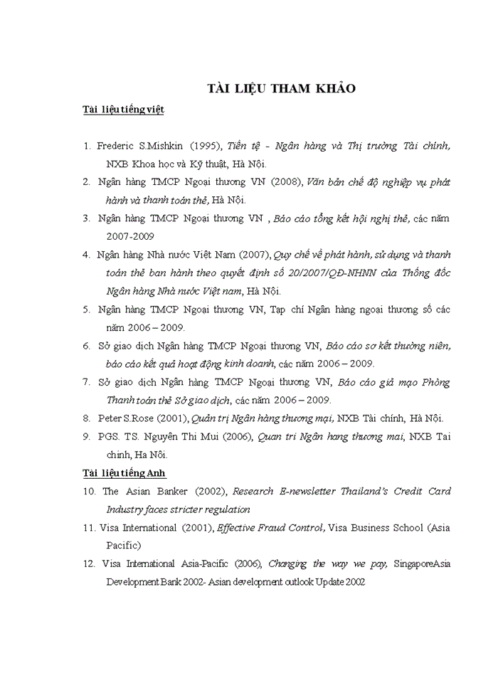 image for page Phát triển dịch vụ thẻ tín dụng tại Sở giao dịch Ngân hàng TMCP Ngoại thương Việt Nam