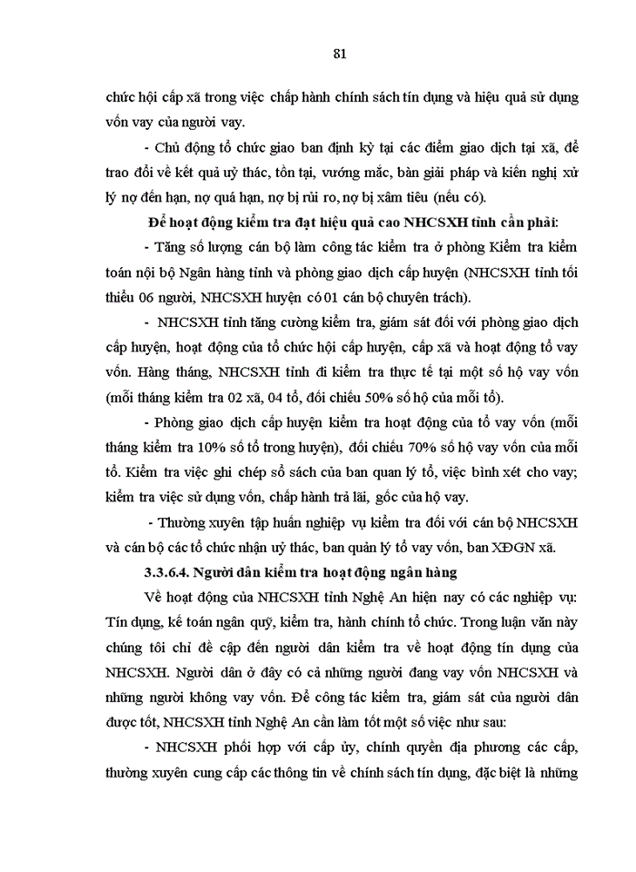 image for page Giải pháp nâng cao hiệu quả tín dụng đối với hộ nghèo tại Ngân hàng Chính sách xã hội tỉnh Nghệ An