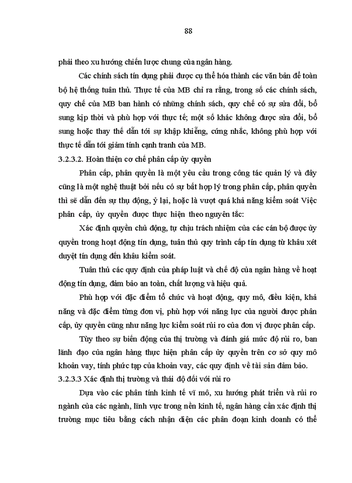 image for page Tăng cường quản lý rủi ro tín dụng tại Hội sở Ngân hàng Thương mại cổ phần Quân đội