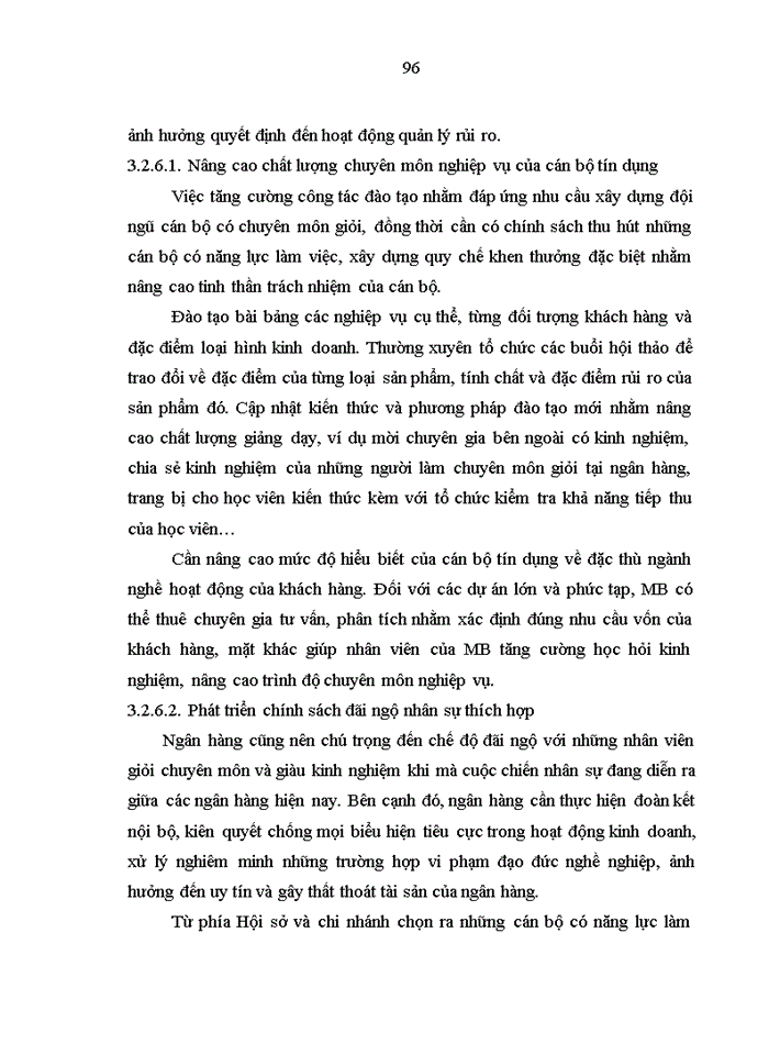 image for page Tăng cường quản lý rủi ro tín dụng tại Hội sở Ngân hàng Thương mại cổ phần Quân đội