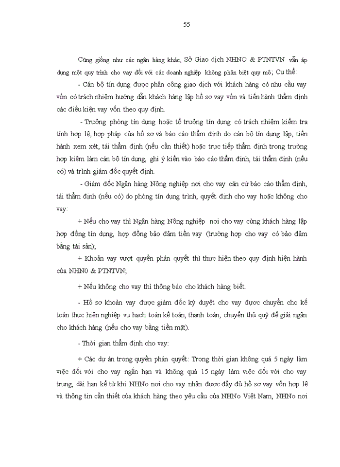 image for page Mở rộng hoạt động tín dụng đối với doanh nghiệp vừa và nhỏ tại Sở Giao dịch Ngân hàng Nông nghiệp và Phát triển Nông thôn Việt Nam