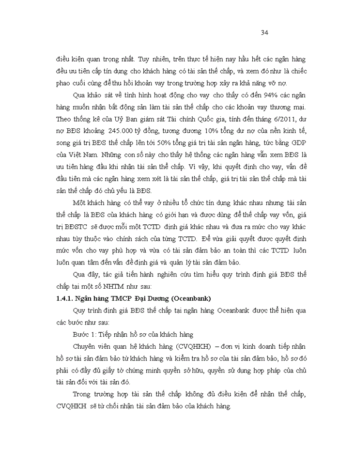 image for page Định giá bất động sản thế chấp tại ngân hàng thương mại cổ phần Á Châu