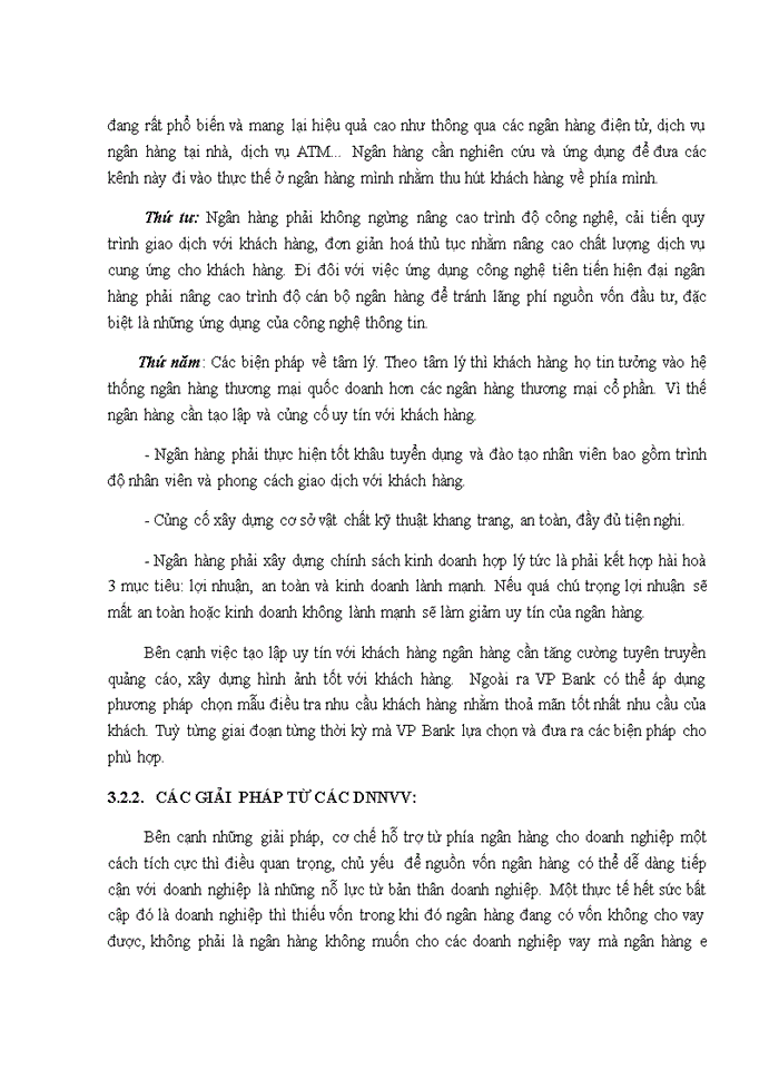 image for page Mở rộng tín dụng đối với các Doanh nghiệp nhỏ và vừa  tại Ngân hàng VPBank