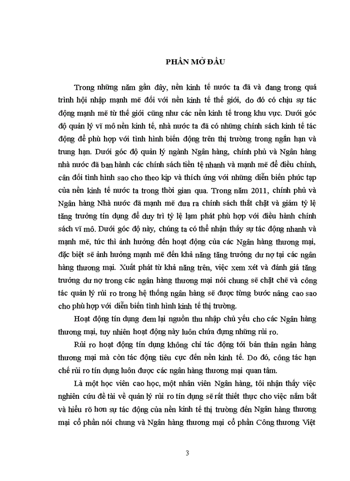 image for page Quản lý rủi ro tín dụng tại Ngân hàng TMCP Công thương Việt Nam – Chi nhánh Ba Đình