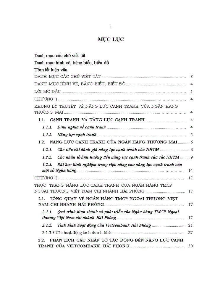 image for page Nâng cao năng lực cạnh tranh của Ngân hàng TMCP Ngoại thương Việt Nam chi nhánh Hải Phòng