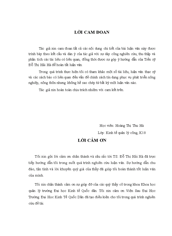 image for page Vai trò của Ngân hàng Nhà nước Việt Nam đối với tổ chức thực thi chính sách tín dụng phục vụ phát triển nông nghiệp, nông thôn