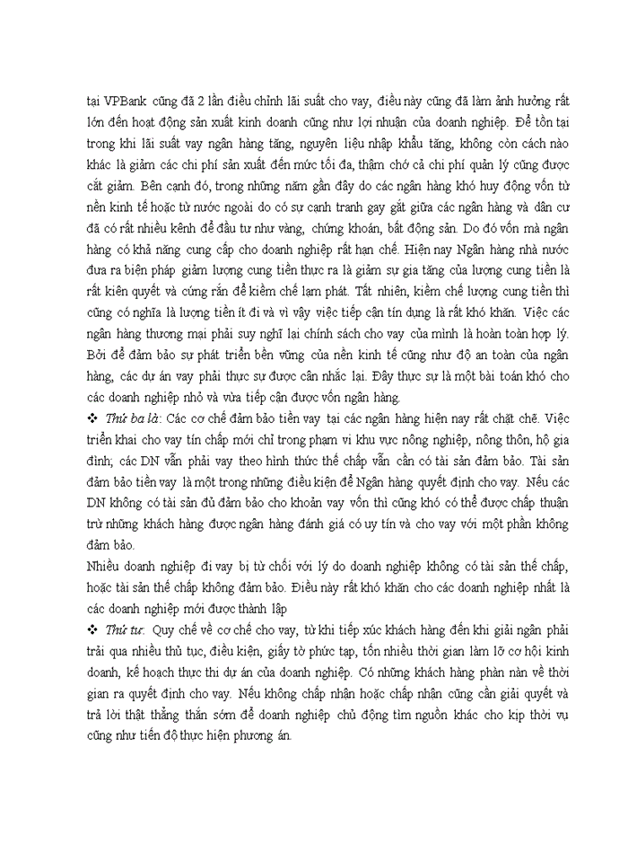 image for page Mở rộng tín dụng đối với các Doanh nghiệp nhỏ và vừa  tại Ngân hàng VPBank