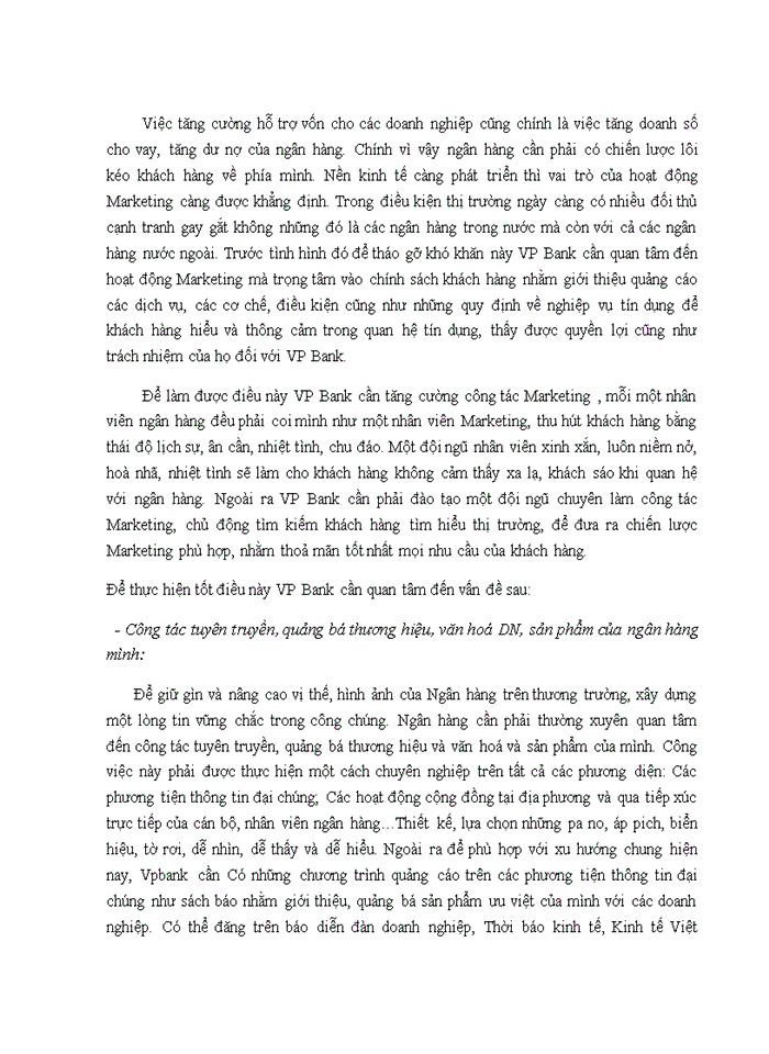 image for page Mở rộng tín dụng đối với các Doanh nghiệp nhỏ và vừa  tại Ngân hàng VPBank