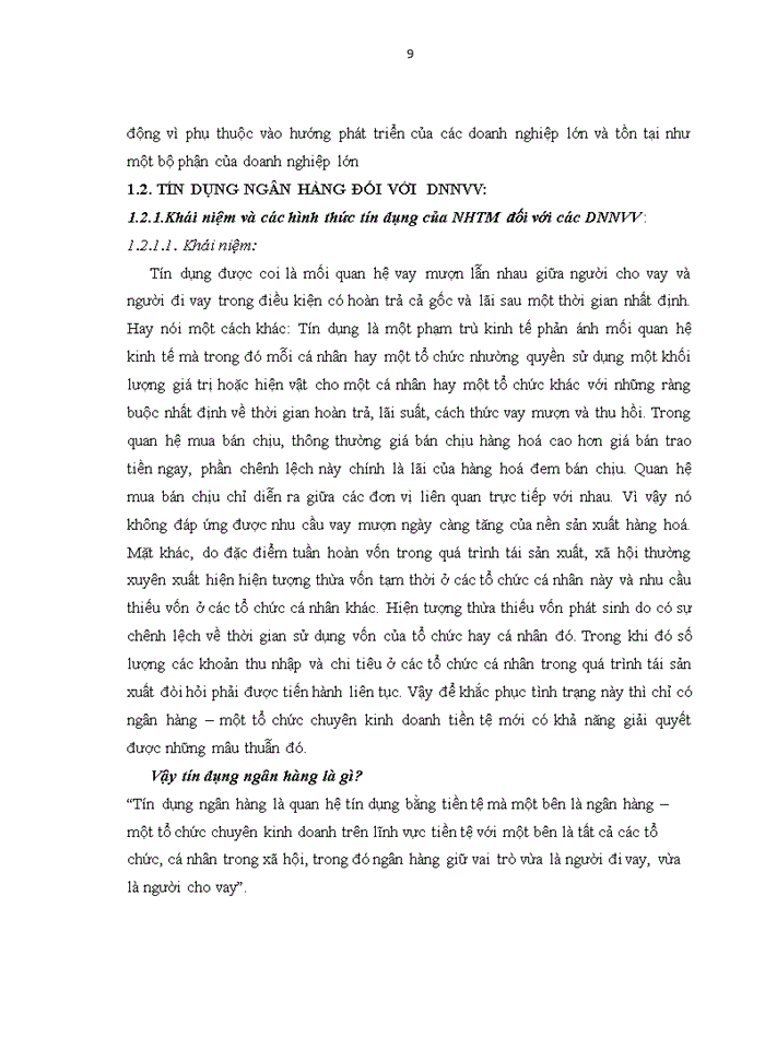 image for page Mở rộng tín dụng đối với các Doanh nghiệp nhỏ và vừa tại Ngân hàng VPBank