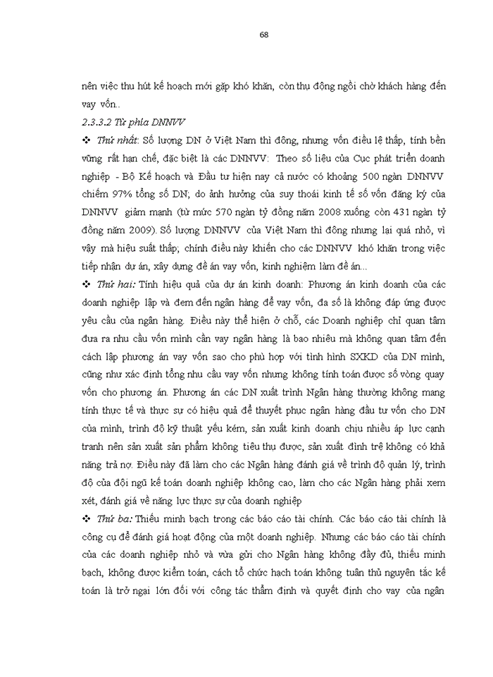 image for page Mở rộng tín dụng đối với các Doanh nghiệp nhỏ và vừa tại Ngân hàng VPBank