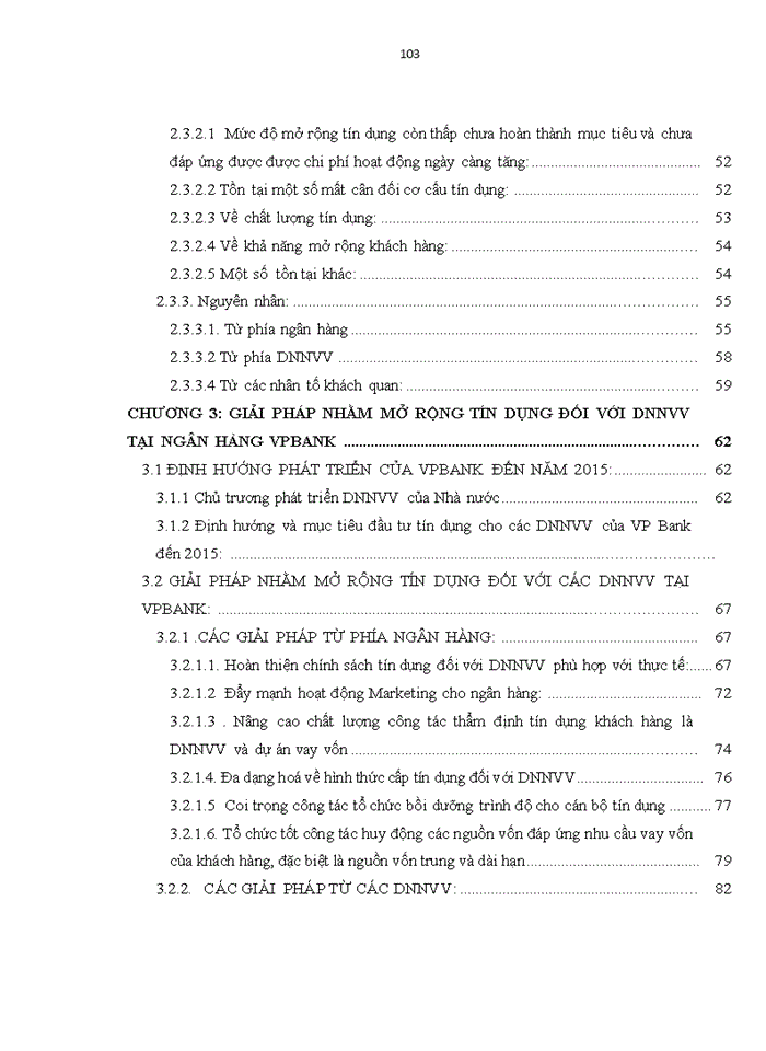 image for page Mở rộng tín dụng đối với các Doanh nghiệp nhỏ và vừa tại Ngân hàng VPBank