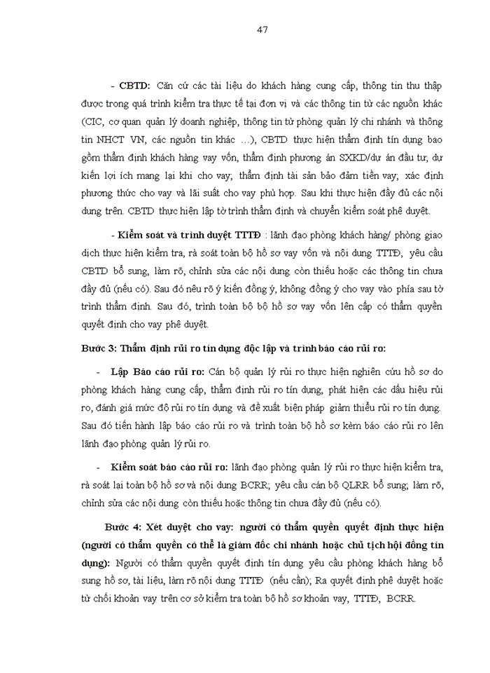 image for page Nâng cao chất lượng thẩm định tín dụng đối với doanh nghiệp vừa và nhỏ tại Ngân hàng TMCP công thương Việt Nam – Chi nhánh Hoàng Mai