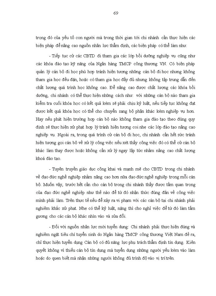 image for page Nâng cao chất lượng thẩm định tín dụng đối với doanh nghiệp vừa và nhỏ tại Ngân hàng TMCP công thương Việt Nam – Chi nhánh Hoàng Mai