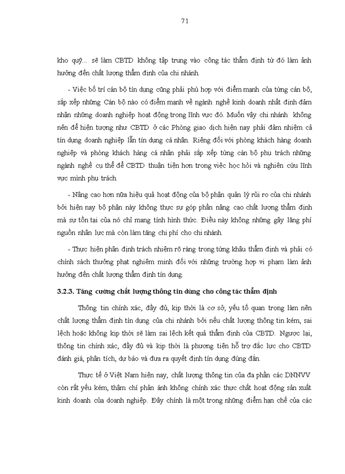 image for page Nâng cao chất lượng thẩm định tín dụng đối với doanh nghiệp vừa và nhỏ tại Ngân hàng TMCP công thương Việt Nam – Chi nhánh Hoàng Mai