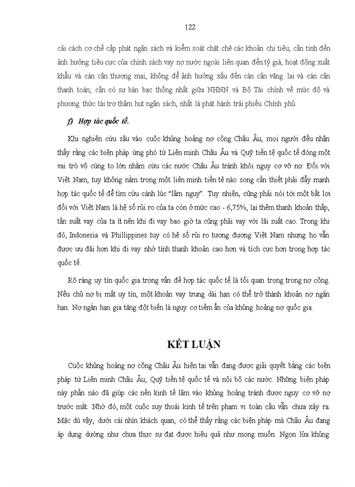 image for page Giải quyết khủng hoảng nợ công của EU: Bài học kinh nghiệm cho Việt Nam