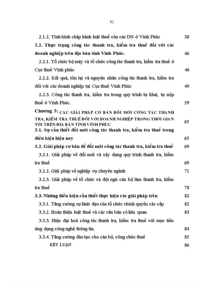 image for page Đổi mới công tác thanh tra, kiểm tra thuế trên địa bàn tỉnh Vĩnh phúc trong giai đoạn hiện nay