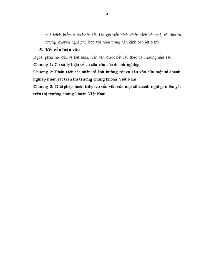 image for page Phân tích các nhân tố ảnh hưởng đến cơ cấu vốn của một số doanh nghiệp niêm yết trên thị trường chứng khoán Việt Nam