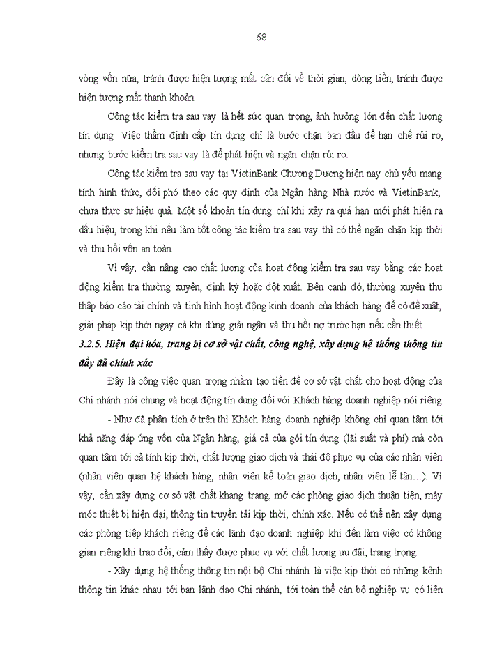 image for page Nâng cao chất lượng tín dụng đối với Khách hàng doanh nghiệp tại Ngân hàng Thương mại cổ phần Công thương Việt Nam – Chi nhánh Chương Dương