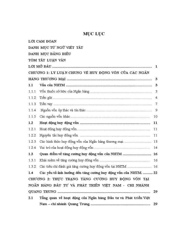 image for page Tăng cường huy động vốn tại ngân hàng TMCP ĐT&PT VIỆT NAM (BIDV) chi nhánh QUANG TRUNG