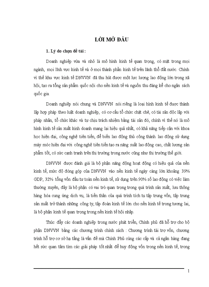 image for page Mở rộng tín dụng đối với doanh nghiệp vừa và nhỏ tại Ngân hàng nông nghiệp và phát triển nông thôn Chi nhánh Long Biên