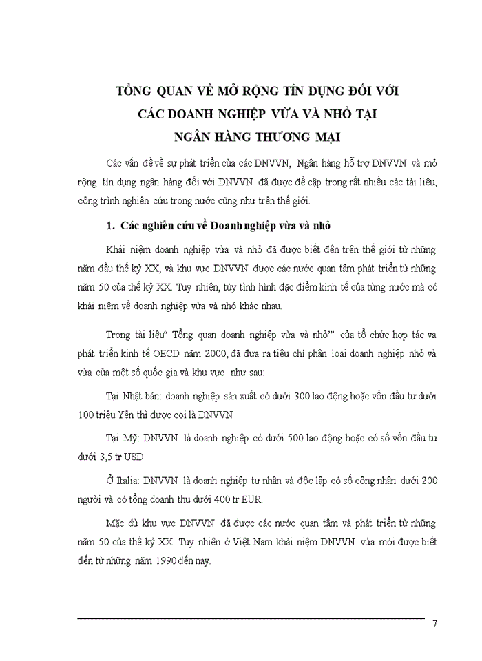 image for page Mở rộng tín dụng đối với doanh nghiệp vừa và nhỏ tại Ngân hàng nông nghiệp và phát triển nông thôn Chi nhánh Long Biên