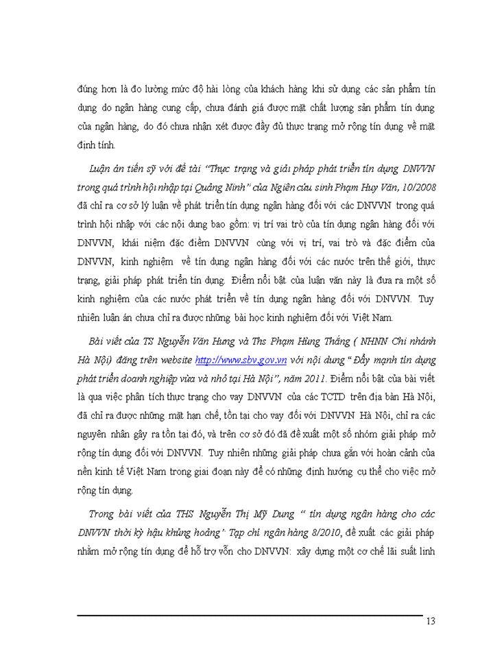 image for page Mở rộng tín dụng đối với doanh nghiệp vừa và nhỏ tại Ngân hàng nông nghiệp và phát triển nông thôn Chi nhánh Long Biên