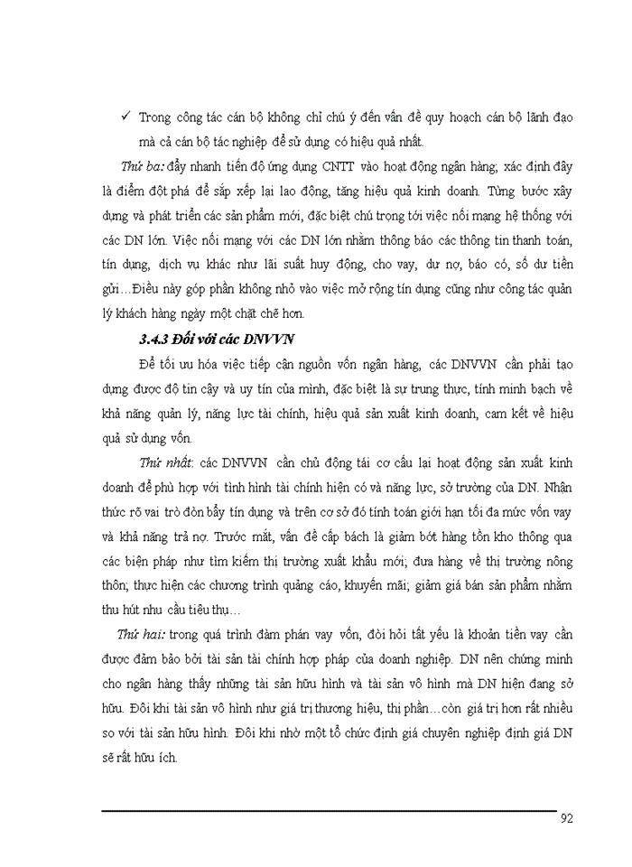 image for page Mở rộng tín dụng đối với doanh nghiệp vừa và nhỏ tại Ngân hàng nông nghiệp và phát triển nông thôn Chi nhánh Long Biên