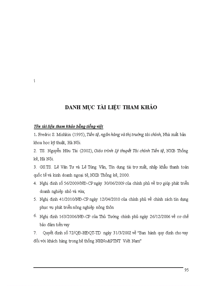 image for page Mở rộng tín dụng đối với doanh nghiệp vừa và nhỏ tại Ngân hàng nông nghiệp và phát triển nông thôn Chi nhánh Long Biên