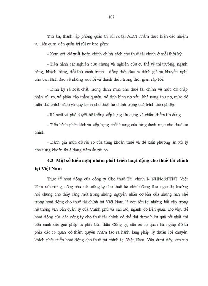 image for page Hoàn thiện quản trị rủi ro trong hoạt động cho thuê tài chính tại Công ty Cho thuê tài chính I – Ngân hàng Nông nghiệp và phát triển nông thôn Việt Nam