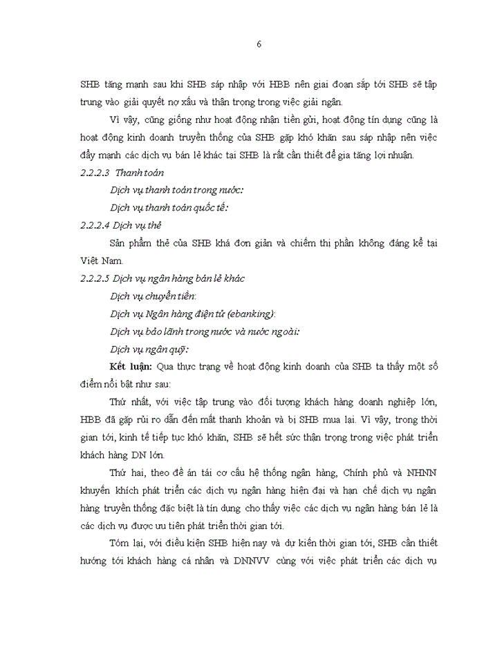 image for page Giải pháp phát triển dịch vụ bán lẻ tại Ngân hàng TMCP Sài Gòn – Hà Nội trong điều kiện mới