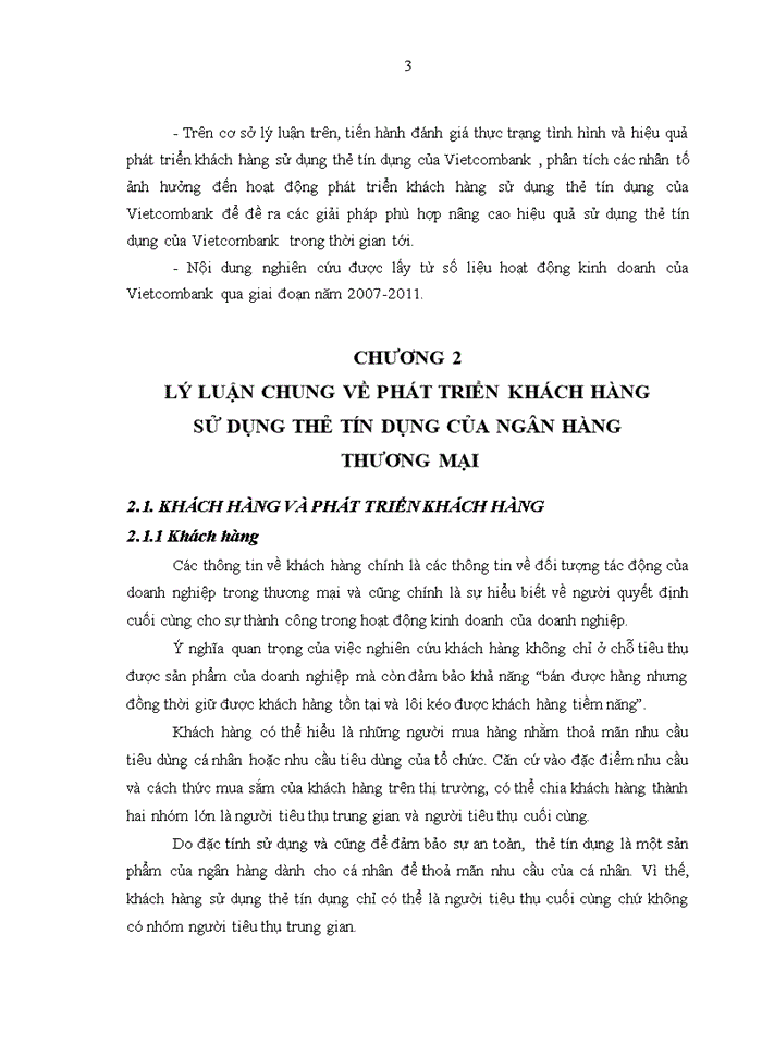image for page Phát triển khách hàng sử dụng thẻ tín dụng của Ngân hàng TMCP Ngoại thương Việt Nam (Vietcombank)