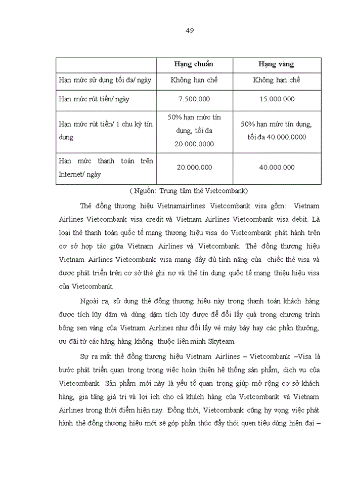 image for page Phát triển khách hàng sử dụng thẻ tín dụng của Ngân hàng TMCP Ngoại thương Việt Nam (Vietcombank)