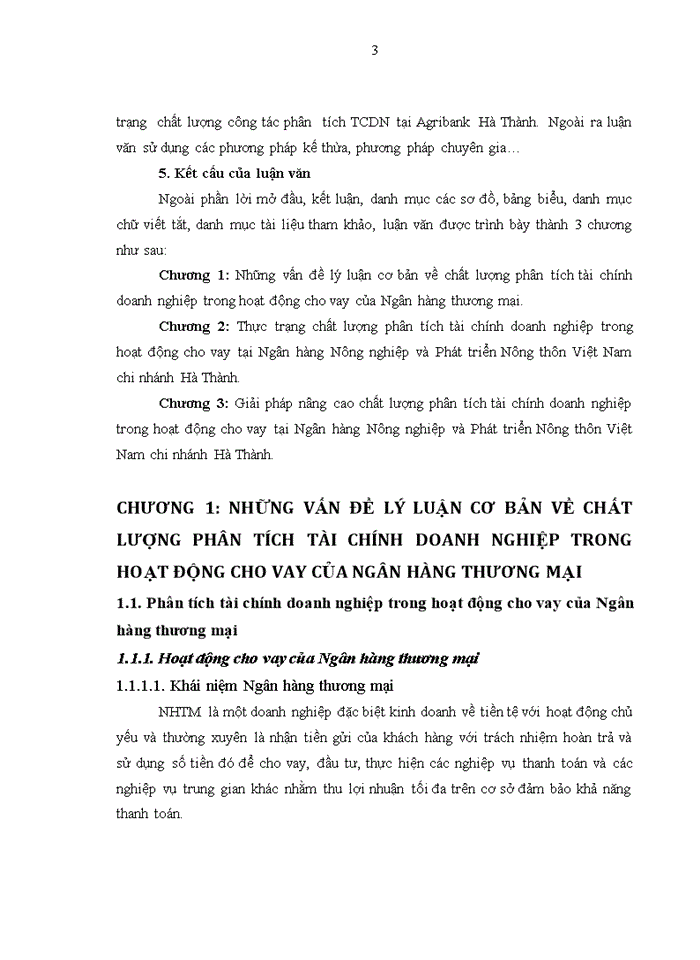 image for page Nâng cao chất lượng phân tích tài chính doanh nghiệp trong hoạt động cho vay tại ngân hàng Nông nghiệp và Phát triển Nông thôn Việt Nam chi nhánh Hà Thành